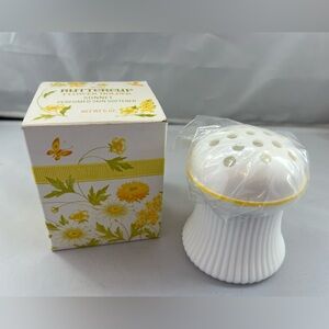 Avon Buttercup Perfumed Skin Softener with Ceramic Holder
